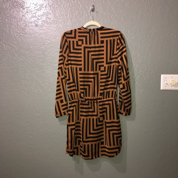 Noir (ModCloth) striped long sleeve dress. - Picture 4 of 7